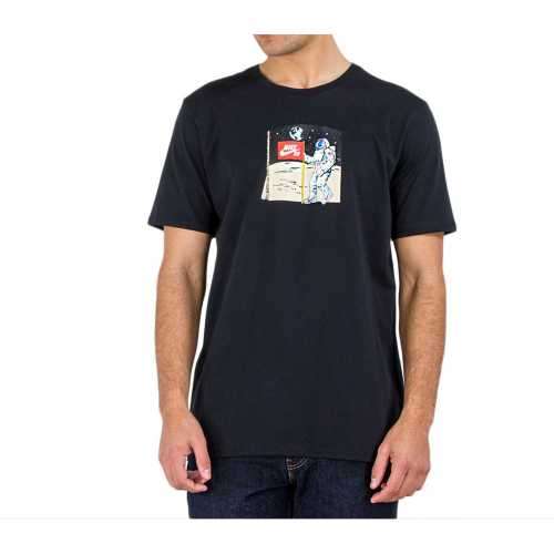 NIKE Men's Skateboarding Fake Moon Landing Astronaut SB Black CI7609 010 Size Large