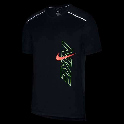 Nike Breathe Rise 365 Men's Short Sleeve Running Top BV5394 010 Size Extra Large