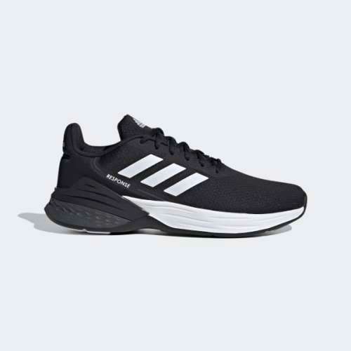 adidas Men's RESPONSE SR Core Black / Cloud White/ Grey Six FX3625 Size UK 8 (SA 8)