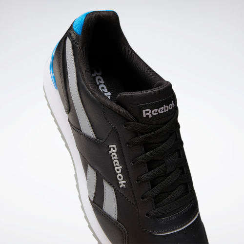 Reebok Men's ROYAL GLIDE RIPPLE CLIP Black/ Pure Grey 4/ Horizon Blue FV0198 Size UK 7 (SA 7)
