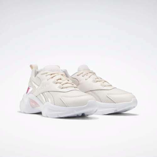 Reebok Women's ROYAL EC RIDE 4 Glass Pink / White FW0933 Size UK 6 (SA 6 )