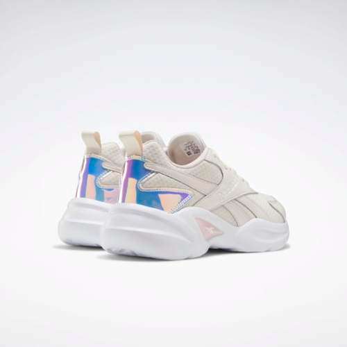 Reebok Women's ROYAL EC RIDE 4 Glass Pink / White FW0933 Size UK 6 (SA 6 )