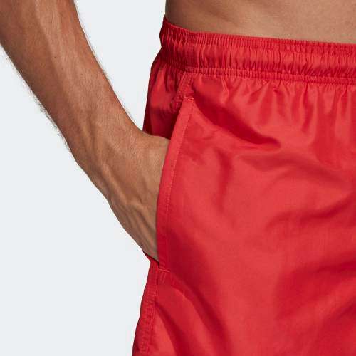 adidas CLX SOLID SWIM SHORTS Glory Red FJ3380 Size Large