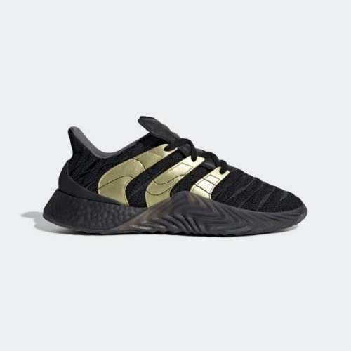 adidas Men's SOBAKOV BOOST Core Black / Gold Metallic / Carbon D98155 Size UK 11 (SA 11)