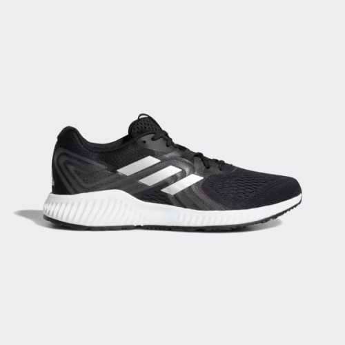 adidas Men's AEROBOUNCE 2 Core Black / Silver Metallic EF0536 Size UK 11 (SA 11)