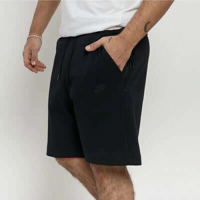 Nike Men's Tech Fleece Short Black 928513 011 Size Extra Large