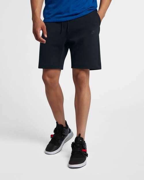 Nike Men's Tech Fleece Short Black 928513 011 Size Extra Large