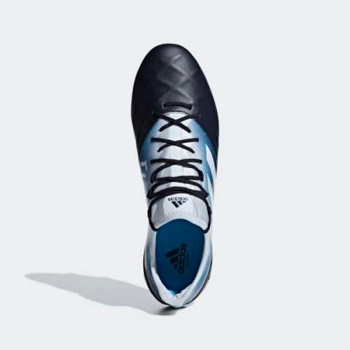 adidas Men's KAKARI LIGHT SOFT GROUND BOOTS LEGEND INK/ SHOCK CYAN BB7982 Size UK 10 (SA 10)