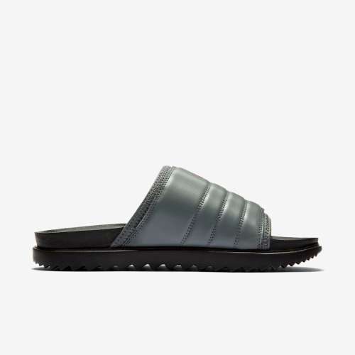 Nike Men's Asuna Slides Black/University Red/ Grey CI8800 006 Size UK 7 (SA 7)