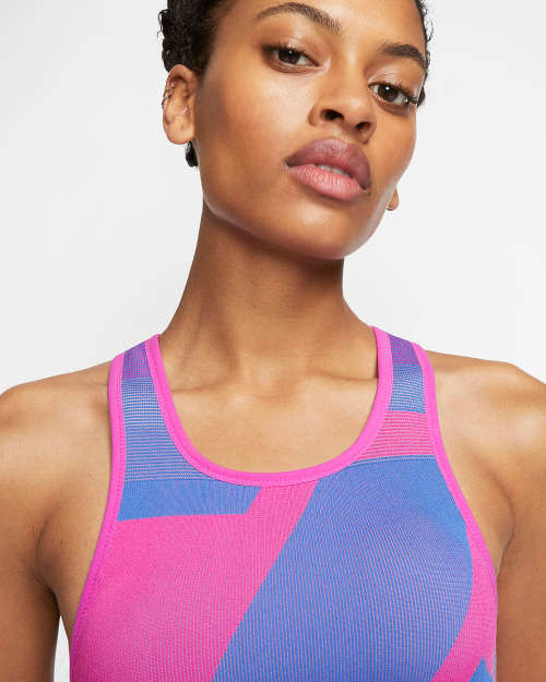 NIKE Icon Clash Women's Seamless Light Support Sports Bra CJ0557 601 Size Medium