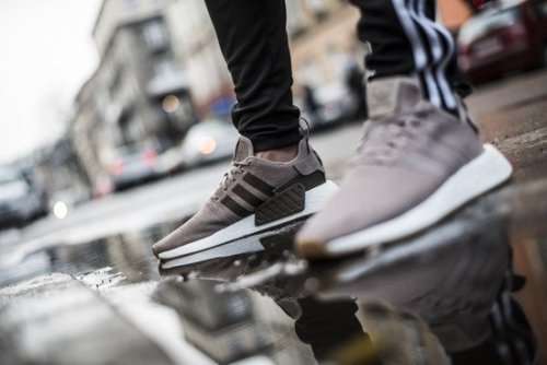 adidas Men's NMD_R2  Light Brown/ White CQ2399 Size UK 11.5 (SA 11.5)