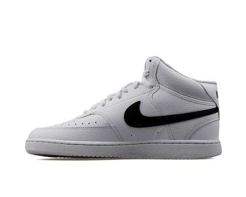 Nike Men's Court Vision Mid Summit White/ Black CD5466 101 Size UK 9 (SA 9)