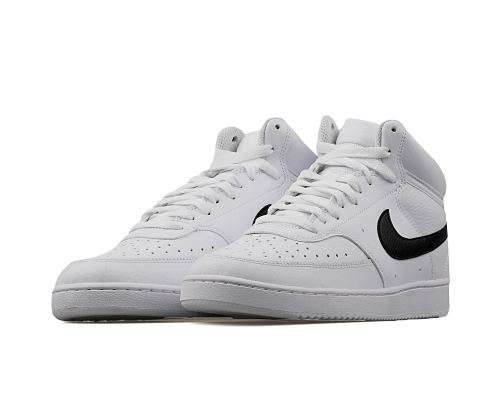 Nike Men's Court Vision Mid Summit White/ Black CD5466 101 Size UK 9 (SA 9)