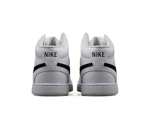 Nike Men's Court Vision Mid Summit White/ Black CD5466 101 Size UK 9 (SA 9)