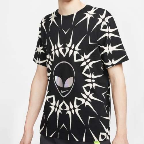 NIKE Men's Sportswear Alien BLACK Tee Shirt CT7051 010 Size XXL