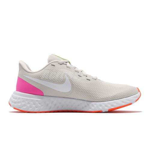 Nike Women's Revolution 5 Platinum Tint / Pink Blast BQ3207 007 Size UK 5.5 (SA 5.5)