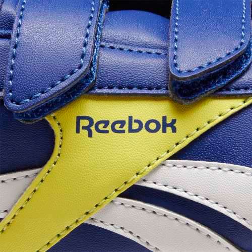 Reebok Boys Royal CLASSIC JOGGER 2.0 Deep Cobalt / Bright Yellow FW8917 Size UK 1 (SA 1)