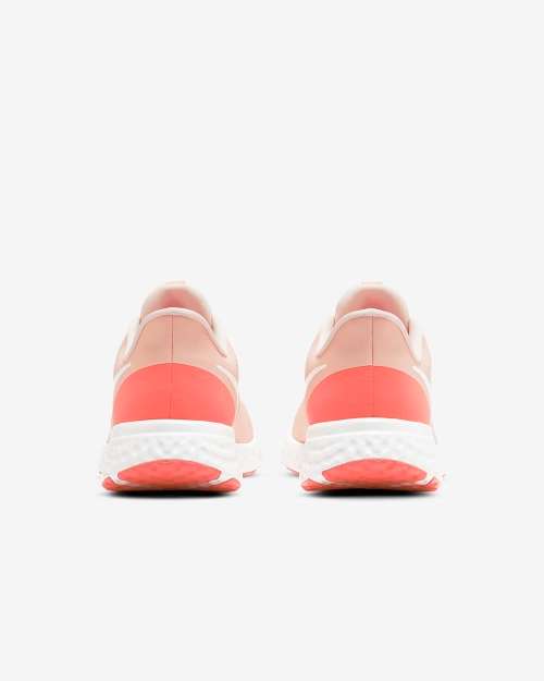 Nike Women's Revolution 5 Platinum Tint / Pink Blast BQ3207 602 Size UK 4 (SA 4)