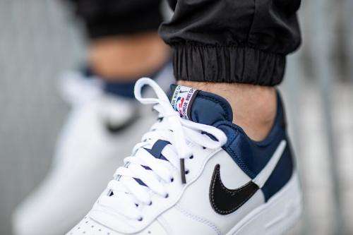 Nike Air Force 1 NBA Midnight Navy Satin BQ4420 400 Size UK 10 (SA 10)