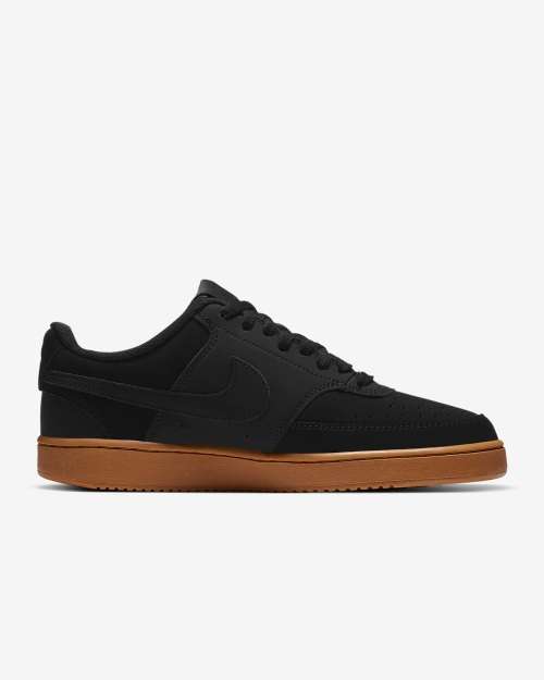 Nike Men's Court Vision Low Black/ Wheat CD5463 008 Size UK 9 (SA 9)