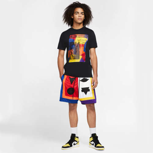 Nike Men's Jordan Rivals Men's Tee Black BQ5582 010 Size Large