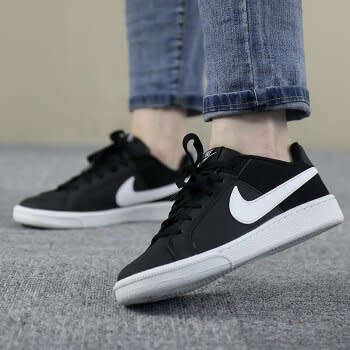 NIKE Women's Court Royale Black/White 749867 010 Size UK 6.5  (SA 6.5)