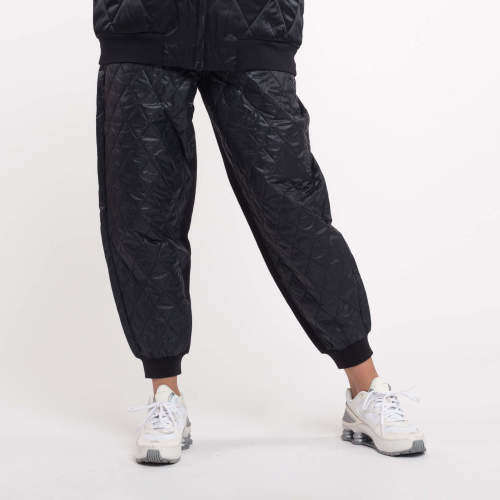 Nike Women's Sportswear Nike Sport Pack Quilted Trousers Black CJ6256 010 Size Medium