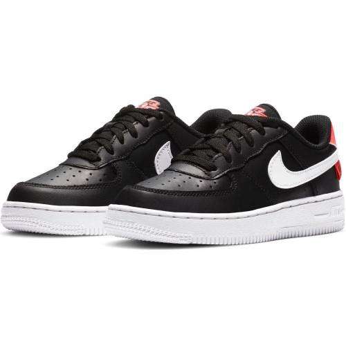 Nike Force 1 KIDS World Wide Unisex PS White/Black CN8539 001 Size UK 1 (SA 1)