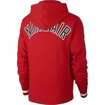 Nike AIR Men's Sportswear Full ZIP Hoodie WARM Fleece Red (LOOSE FIT) CN9117 657 Size XL