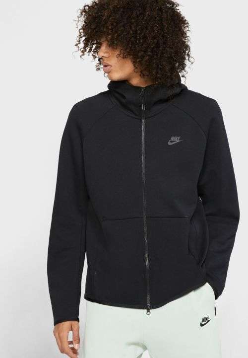 Nike Men's Sportswear Tech Fleece Full Zip Hoodie (STANDARD FIT) Black 928483 010 Size Extra Large