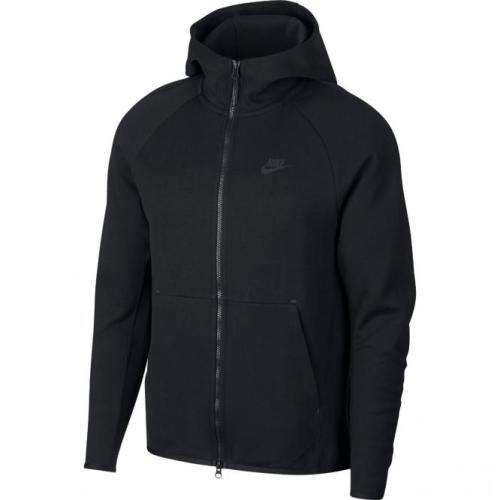 Nike Men's Sportswear Tech Fleece Full Zip Hoodie (STANDARD FIT) Black 928483 010 Size Extra Large