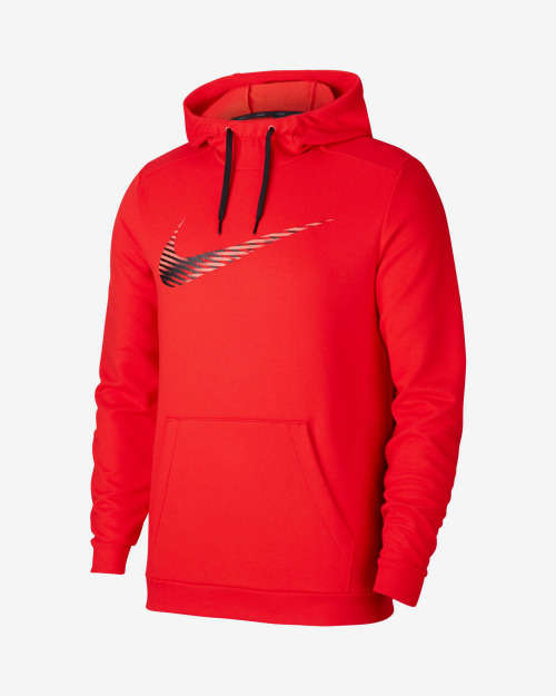 Nike Dri-FIT Men's Training Pullover Hoodie Red (Standard Fit) CJ4268 657 Size Large