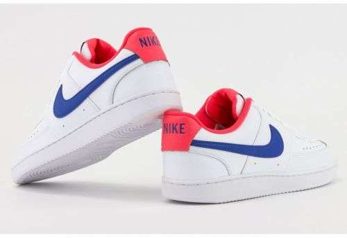 Nike Men's Court Vision Low White/ Game Royal CD5463 104 Size UK 10 (SA 10)