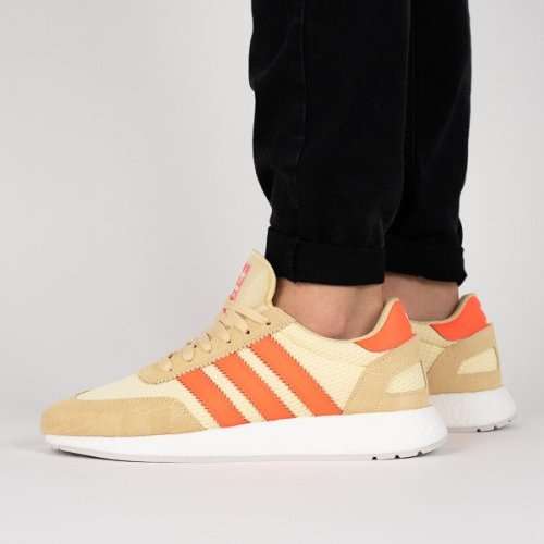 adidas Men's I-5923 BOOST Inki Runner Clear Yellow / Solar Red D96604 Size UK 11 (SA 11)