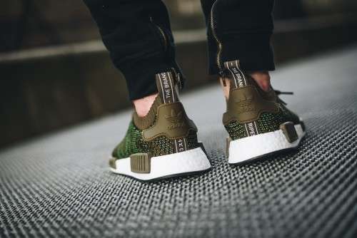 adidas Men's NMD R1 STLT PK Trace Olive/Core Black CQ2389 Size UK 12 (SA 12)