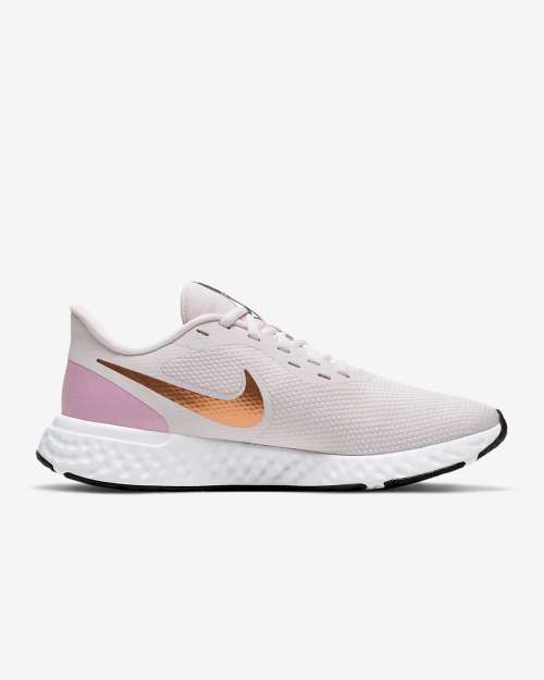 Nike Women's Revolution 5 Light Violet/ Metallic Copper BQ3207 502 Size UK 5 (SA 5)