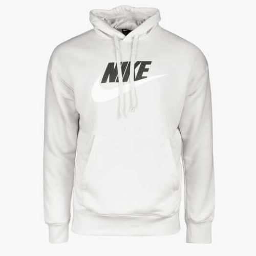 Nike Men's CLUB LOGO Hoodie (LOOSE FIT) Light Bone CN8752 072 Size XL
