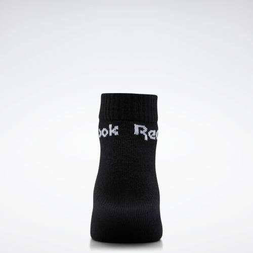 Reebok Unisex  ACTIVE ANKLE SOCKS 3 PAIRS FL5226 Black Size UK 4.5- 6
