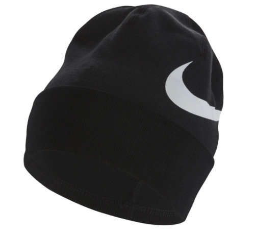 Nike UNISEX Beanie Swoosh Cuffed FS Black DRI-FIT One Size fits All CQ7863 010