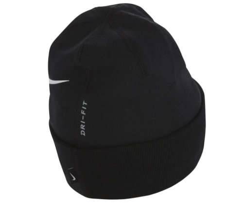 Nike UNISEX Beanie Swoosh Cuffed FS Black DRI-FIT One Size fits All CQ7863 010