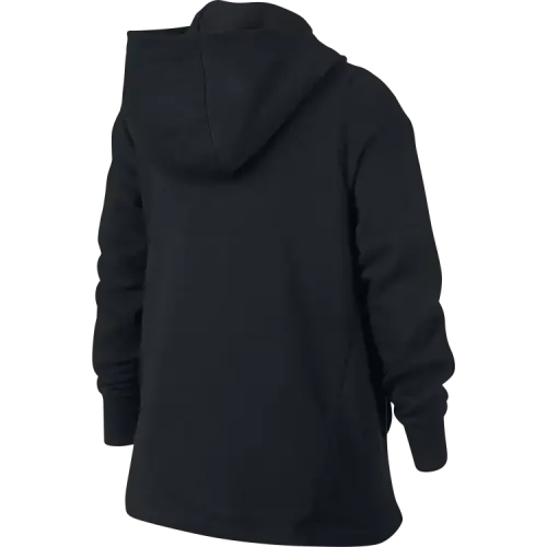 Nike GIRL's Sportswear Girl Full Zip Hoodie Jacket Top Black 939459 010 Size Medium
