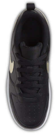 Nike Boy's Court Borough Low 2 PS 'Black Metallic Gold Star' BQ5451 011 Size UK 2 (SA 2)