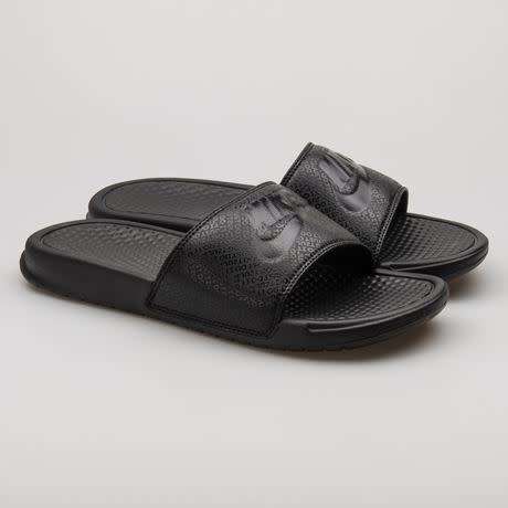 Nike Men's Benassi Just Do It Slide All Black 343880 001 Size UK 7 (SA 7)