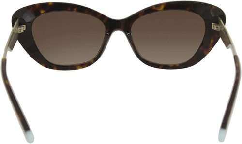 Tiffany & Co Original Women's Cat's Eye Sunglasses Dark Havana/ Brown Gradient TF4158 8015/ 3B