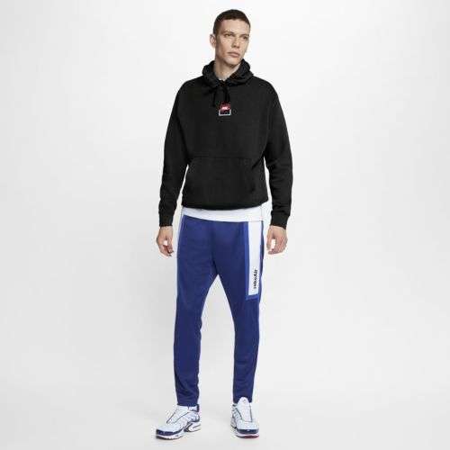 Nike AIR Men's Sportswear POPOVER Hoodie Fleece Black(STANDARD FIT) CT7172 010 Size Small