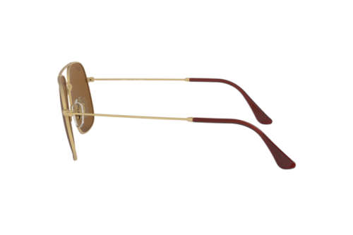 Ray-Ban Original UNISEX Polarized Sunglasses RB3595 9013/83 59-17 Rubber Gold/ Brown