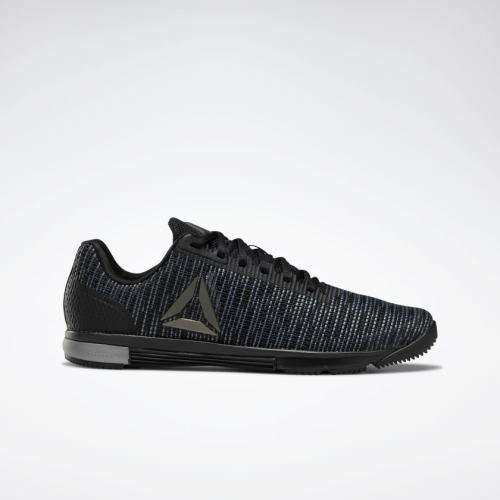 Reebok Men's SPEED TR FLEXWEAVE Black/Shark DV9560 Size UK 7 (SA 7)