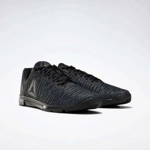 Reebok Men's SPEED TR FLEXWEAVE Black/Shark DV9560 Size UK 7 (SA 7)