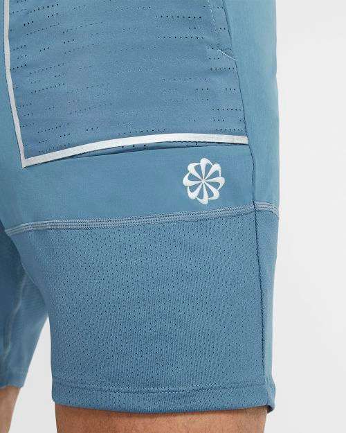 NIKE Men's 7" FUTURE FAST SHORTS CJ5707 418 (SLIM FIT) BLUE Size Extra Large