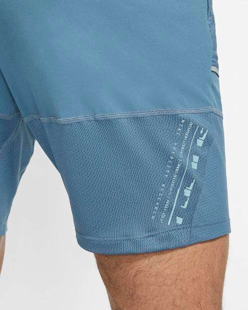 NIKE Men's 7" FUTURE FAST SHORTS CJ5707 418 (SLIM FIT) BLUE Size Extra Large